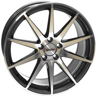 Team Dynamics GTX Gloss Graphite (front polished) 8.5 x 19-inch