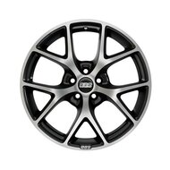 BBS SR 17 INCH Vulcano Grey Diamond-cut 5 X 120 ET35 - Velg