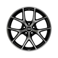 BBS SR 18 INCH Vulcano Grey Diamond-cut 5 X 108 ET42 - Velg