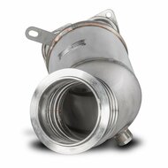 Op zoek naar prestatieverbeteringen voor uw BMW N55-motor? Onze downpipe zonder katalysator biedt de ultieme oplossing voor meer vermogen en een verbeterde rijervaring.</br>Diameter van 76 mm: een geoptimaliseerde diameter voor maximale prestaties en effi