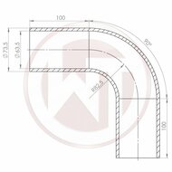 Wagner Racing siliconenslang - 90&deg; bocht, zwart</br>Beschrijving:Ervaar uitstekende prestaties en eersteklas kwaliteit met onze Wagner Racing siliconenslang - perfect voor een breed scala aan toepassingen. Hoogwaardig vervaardigd en geschikt voor de aans