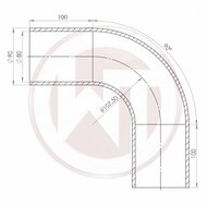 Wagner Tuning siliconenslang - 90&deg; bocht, zwart</br>Beschrijving:Ontdek de uitstekende kwaliteit en veelzijdigheid van onze Wagner Tuning siliconenslang - perfect voor een breed scala aan toepassingen. Gemaakt van hoogwaardige siliconen en versterkt met 