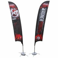 Wagner Tuning BeachFlag Set - De blikvanger voor beurzen en evenementen</br>Met de Wagner Tuning BeachFlag kunt u vertrouwen op indrukwekkende zichtbaarheid en stijlvolle reclame - ideaal voor beurzen, evenementen en promoties, zowel binnen als buiten. De