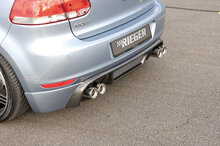 Rieger Tuning uitlaatdemper, links, rechts, verschoven zijde VW Golf 6 VW Golf 6, 2.0l FSI Turbo 155kW