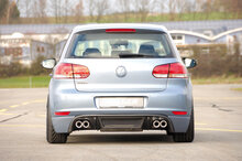 Rieger Tuning uitlaatdemper, links, rechts, verschoven zijde VW Golf 6 VW Golf 6, 2.0l FSI Turbo 155kW
