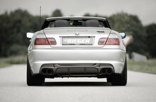 Rieger Tuning uitlaatdemper 4x90mm type 14, BMW E46 BMW 3-serie E46 320/ 323/ 328; 2,0l 110kW; 2,5l 125kW; 2,8l 142kW