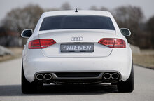 Rieger Tuning uitlaatdemper, 4-cilinder, &oslash; 55mm aansluiting Audi A4 [B8] 1,8l TFSI 88/118/125kW 2,0l TDI 105/110/125/130kW