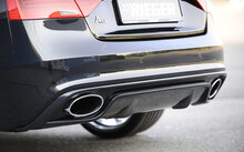 Rieger Tuning uitlaatdemper, 4cil. &oslash; 55mm aansluiting