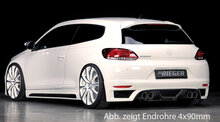Rieger Tuning uitlaatdemper, rechts, links, verschoven