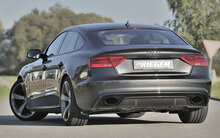 Rieger Tuning uitlaatdemper, links, rechts, met Y-Adapter Audi A5 / S5 [B8] 3,2l FSI 195kW; 3,0l TFSI 245kW (S5 Quattro)