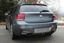 Rieger Tuning uitlaatdemper 4x80mm BMW 1-serie F20 BMW 1-serie F20/F21, 3-/5-deurs, alleen 135i