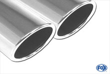 Rieger Tuning uitlaatdemper 4x80mm