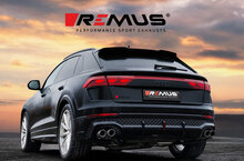 Remus CAT-BACK-SYSTEM RS Q8 quattro L/R EC-approved (EG goedkeuring)