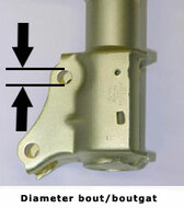 KW V2 Schroefset Honda Civic Civic (2001-) EM2 + EP1/2/3/4 + EU5/6/7/8 + ES4/5/6/7/9 + EV1 9/2001- (M16 bout aan de vooras veerpoot)