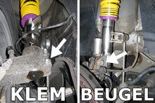 KW V3 Schroefset Volkswagen Transporter T5 2WD/4WD tot 1710kg vooras last met elect. demperregeling