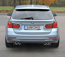 Simons Sportuitlaat BMW 3-serie F30/31 Sedan/touring [f30/31] -06/2015