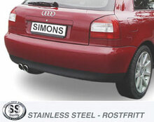 Simons Sportuitlaat Audi A3 8L 2wd hatchback 1996-2003