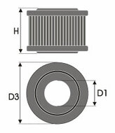 GREEN Vervangingsfilter Volkswagen Passat (32B) 1980- 1981-1983 1.9