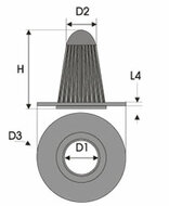 GREEN Vervangingsfilter Ford Explorer 1995-2000 4.0 V6 115kw