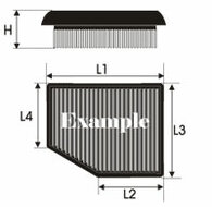 GREEN Vervangingsfilter Honda Vezel 2014- 1.8