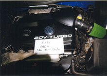 Cold Air Intake Volkswagen Golf 4 benzine 1.8 20V turbo 110kw