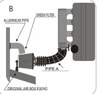 Cold Air Intake Suzuki Grand Vitara diesel 2.0 TDi 64kw mc.RF