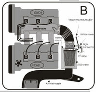 Cold Air Intake Ford Probe 2.5 V6
