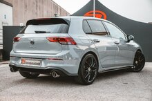 Stainless steel rear tube group N left/right each with round Sport Line tail pipe 102 mm Oversized exhaust pipe diameter 60 mm&nbsp; Removes a second muffler before the rear muffler.