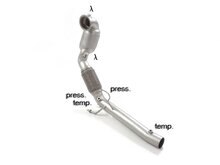 Ragazzon RVS Metalen katalysator 200 cpsi VW Golf Mk8 (typ CD) - 2.0GTi (180kW) 70mm 2020-2024