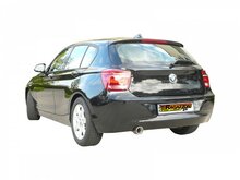 Stainless steel rear tubes group N left/right each with tail pipe 90 mm - Original rear bumper modification is required