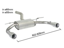 Ragazzon Einddemper BMW 3serie F30-F31-F34-F35 2011-2019 - F30(Sedan) 316D (85kW) - 318D - 318D xDrive (105kW) 02/2012-2015