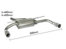 Ragazzon Einddemper BMW 3serie F30-F31-F34-F35 2011-2019 - F30(Sedan) 320D (120kW) 10/2011-