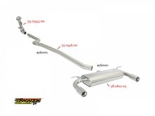 Ragazzon Einddemper BMW 3serie F30-F31-F34-F35 2011-2019 - F30(Sedan) 328i - 328i xDrive (N20 180kW) 02/2012-2016