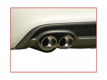 Vervangingspijp voor katalysator van rvs + vervangingspijp voor roetfilter vereist ecu-remapping