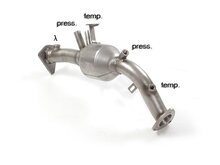 Ragazzon Katalysator + RVS Roetfilter Vervangingspijp Audi A5 (typ 8T) 2007-2016 - Sportback 2.0TDi (125kW) Quattro 09/2009-2012