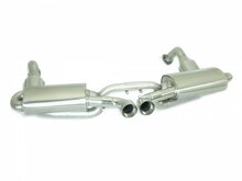 Ragazzon Metalen katalysatoren 200 cpsi links/rechts + Einddemper Porsche Cayman(987) 2004-2012 - 2.7i (180kW) 2006-2008