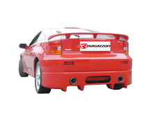 Stainless steel rear silencer with round tail pipe 102 mm