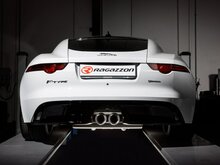 Ragazzon RVS Middendemper Jaguar F-Type 2013- (Coup&egrave; / Cabrio) P300 2.0 i4 (221kW) 2017-07/2018 (no Euro 6D-TEMP)