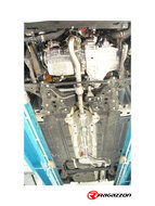 Voorpijp van rvs met flexibele verbinding - extra grote uitlaatpijpdiameter van 60 mm