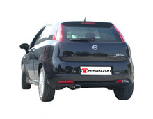 Stainless steel rear silencer with oval Sport Line tail pipe 110 x 65 mm Hydroforming Technology