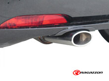 Einddemper van rvs met ovale sport line-uitlaatpijp 110 x 65 mm hydroforming-technologie