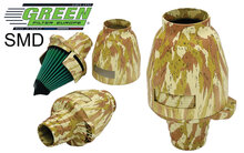 GREEN Universele Power Filter Storm Camouflage desert 65/70/75/80/85mm aansluiting
