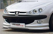 Rieger Tuning voorspoiler lip Peugeot 206