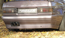 Rieger Tuning achterbumper verlenging Mercedes 190 [W201] Sedan