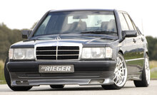 Rieger Tuning voorspoiler lip Mercedes 190 [W201] Sedan