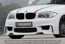 Rieger Tuning voorbumper BMW 1-Serie E82/88