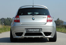 Rieger Tuning achterbumper verlenging BMW 1-Serie E87