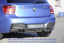 Rieger Tuning diffuser BMW 1-serie F20