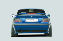 Rieger Tuning splitter voor achterbumper BMW 3-serie E36 Cabrio