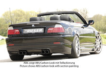 Rieger Tuning achterbumper verlenging BMW 3-serie E46